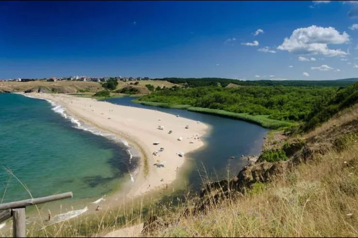 Veleka river mouth at Sinemorets